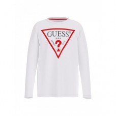 GUESS μπλούζα παιδική L84I29K8HM0-G011 λευκή